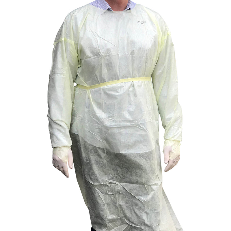 YMPW2065 Protective Isolation Gown Level 2 Tri Layer (Large) 10/pack YMM Solutions Melbourne