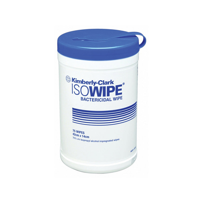 YMSW2026 Isowipe Alcohol Surface Wipes Tub 75 wipes/tub YMM Solutions Melbourne